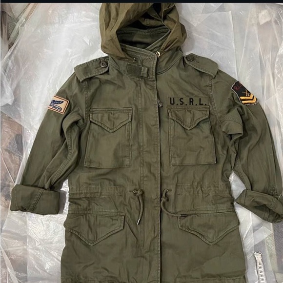 Ralph Lauren Green Military Jacket - Picture 4 of 10